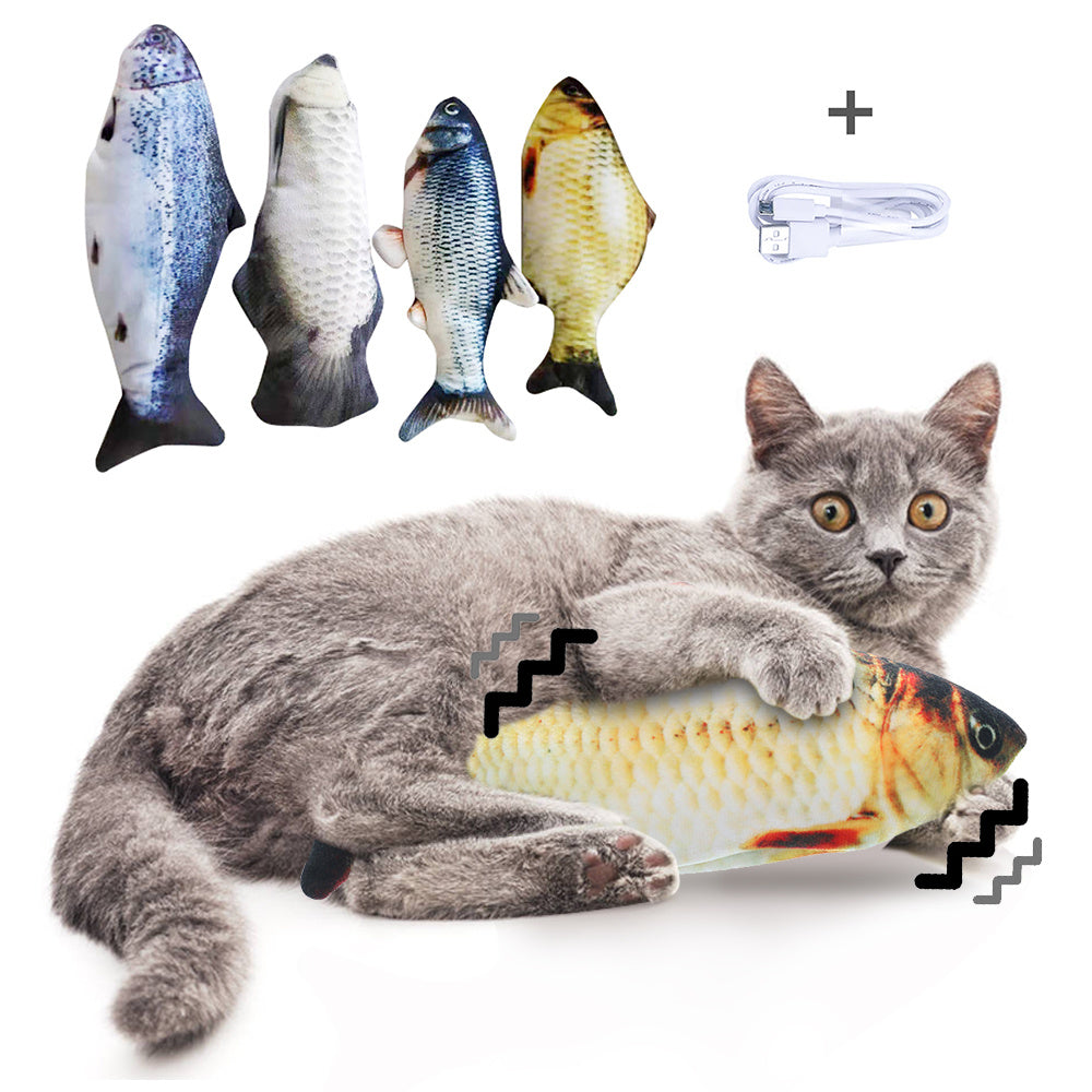 Jouet poisson électrique simulant un poisson bondissant