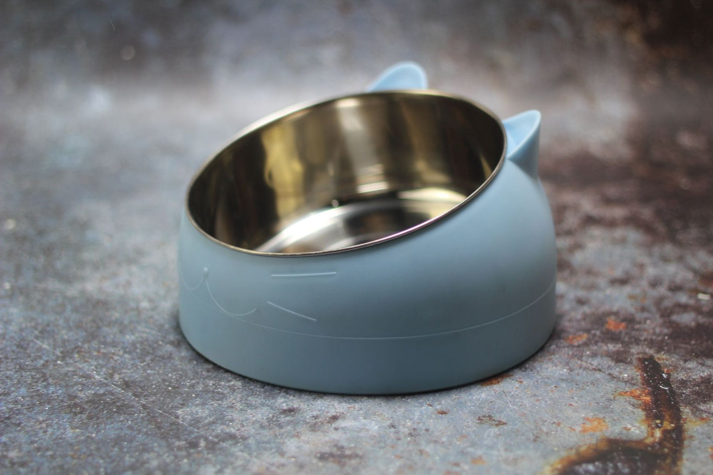 Gamelle ergonomique pour chat, bol incliné et surélevé anti fatigue cervicale