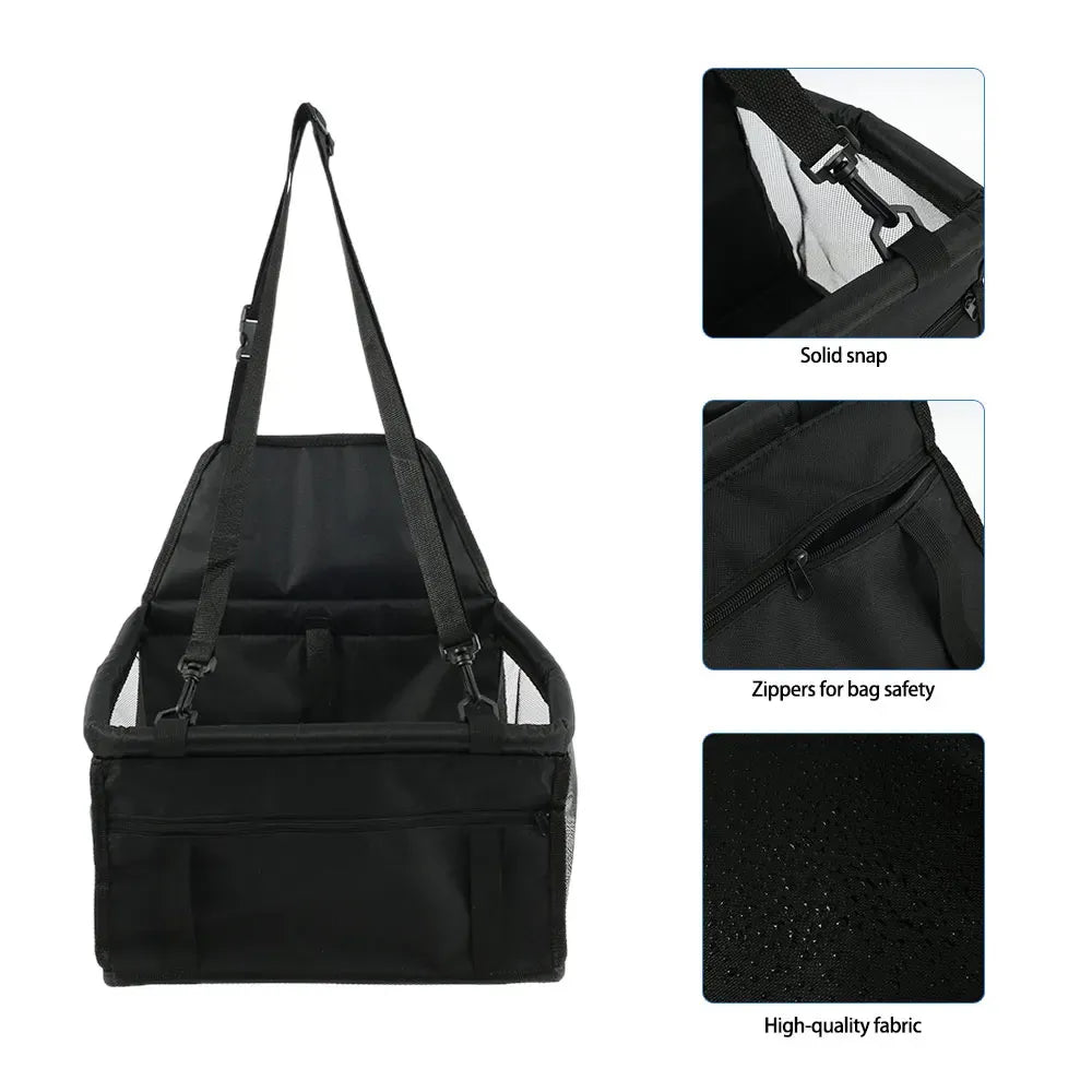 Sac de Transport de voiture pour animaux  – Sécurisé à Double Épaisseur Respirante