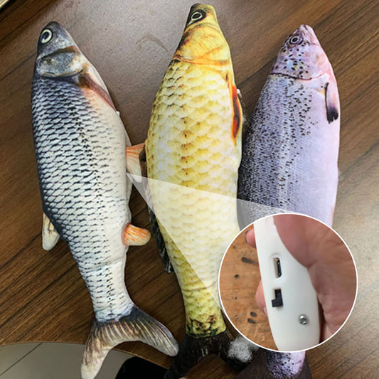 Jouet poisson électrique simulant un poisson bondissant
