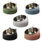 Gamelle ergonomique pour chat, bol incliné et surélevé anti fatigue cervicale