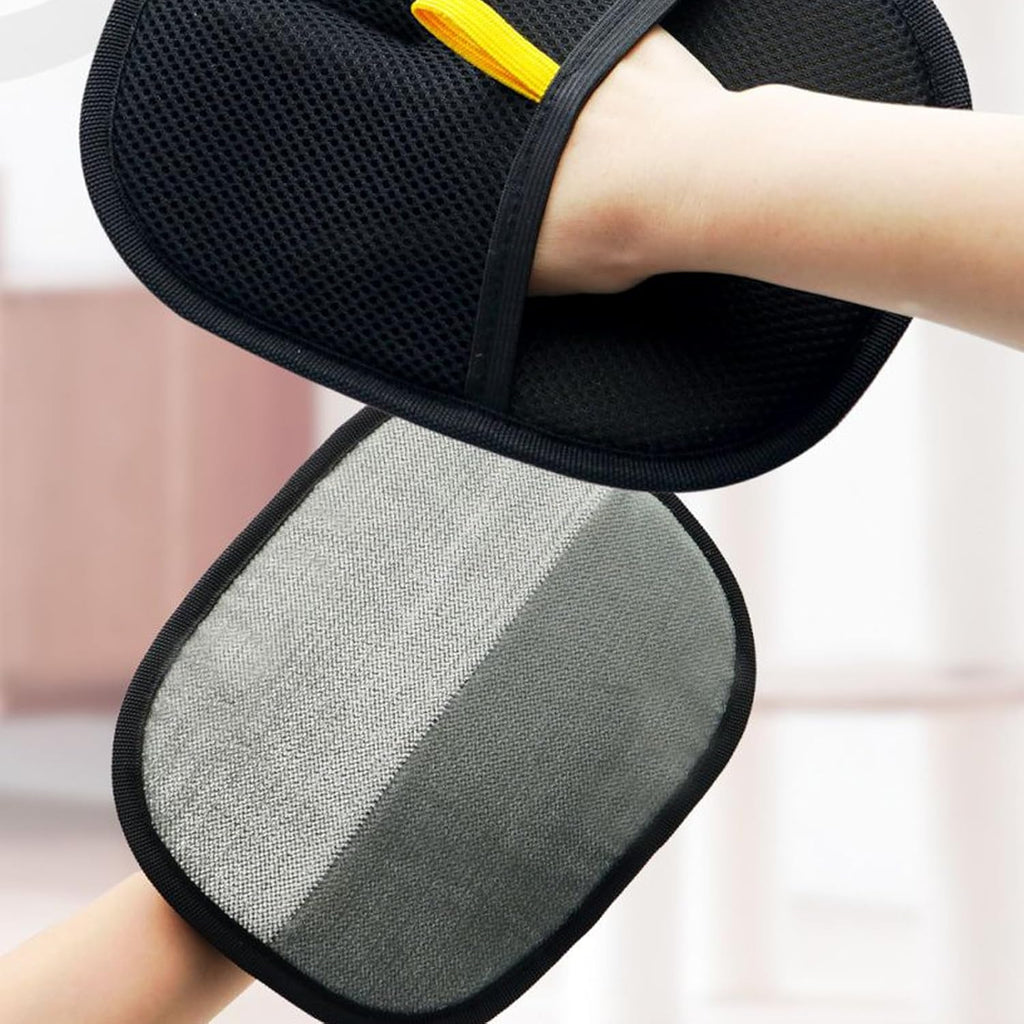 Gants Magiques Anti‑Poils – Brosse Double Action
