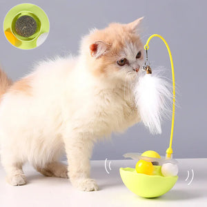 Jouet Interactif 3‑en‑1 pour Chat – Culbuto