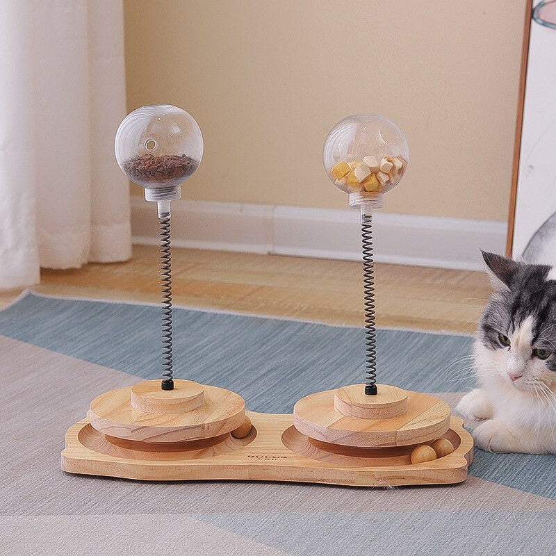 Distributeur de friandises pour chat – Jouet interactif