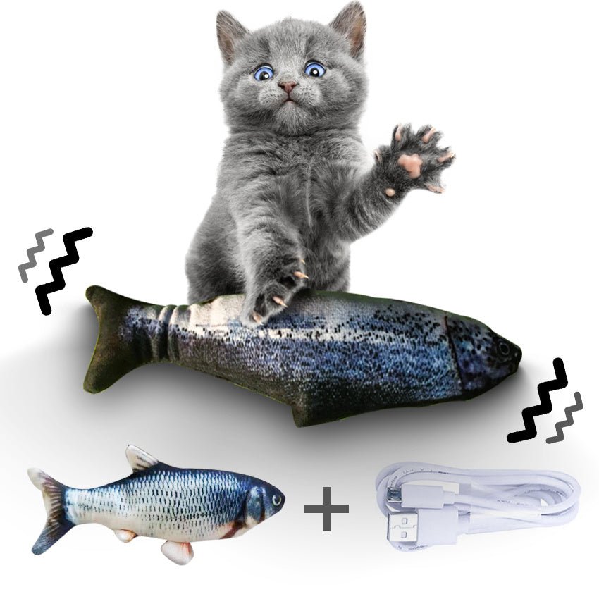 Jouet poisson électrique simulant un poisson hors de l'eau