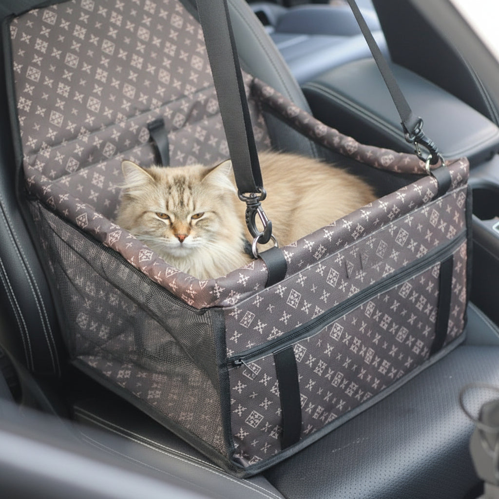 Sac de Transport de voiture pour animaux  – Sécurisé à Double Épaisseur Respirante